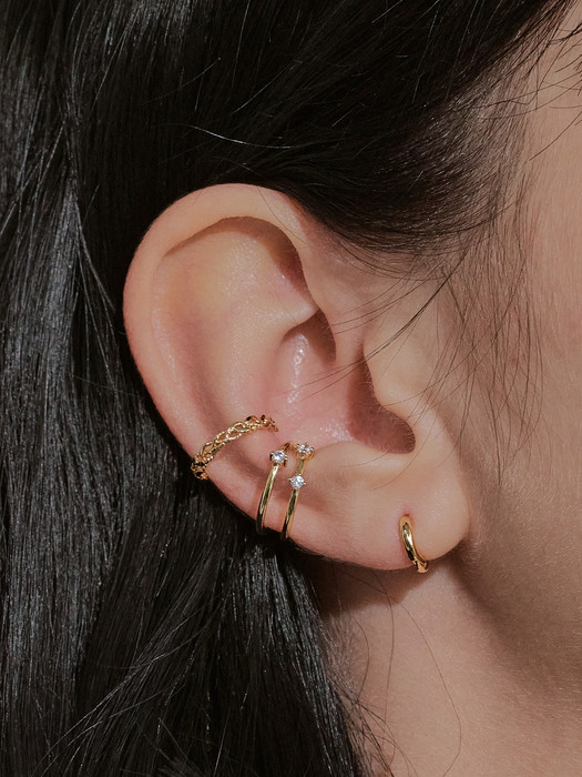 TINY ONE-TOUCH EARRING
