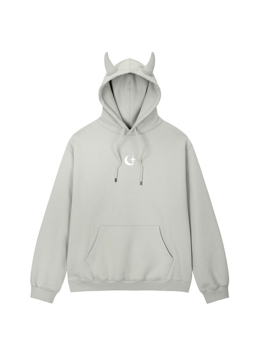 0 5 devil hoodie - GREY