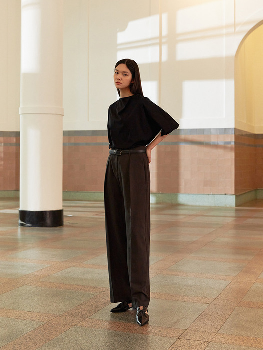 TWS ONE TUCK WIDE PANTS_2 COLOR