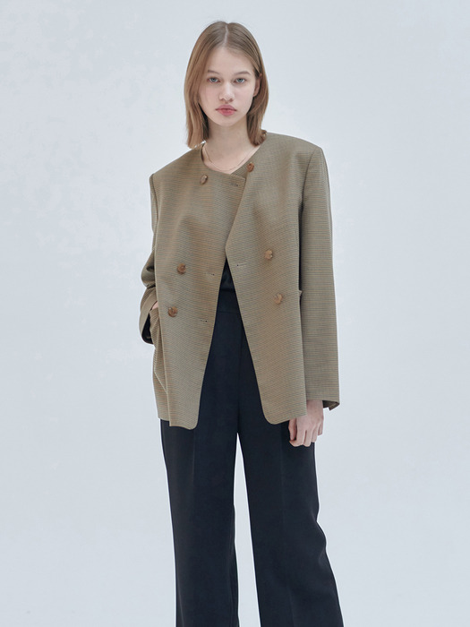 24SN collarless double jacket [V/CH]