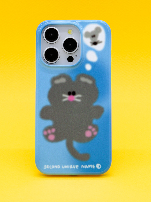 SUN CASE GRAPHIC CAT WITH MOUSE