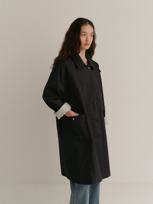 Weston Trench coat (Navy)