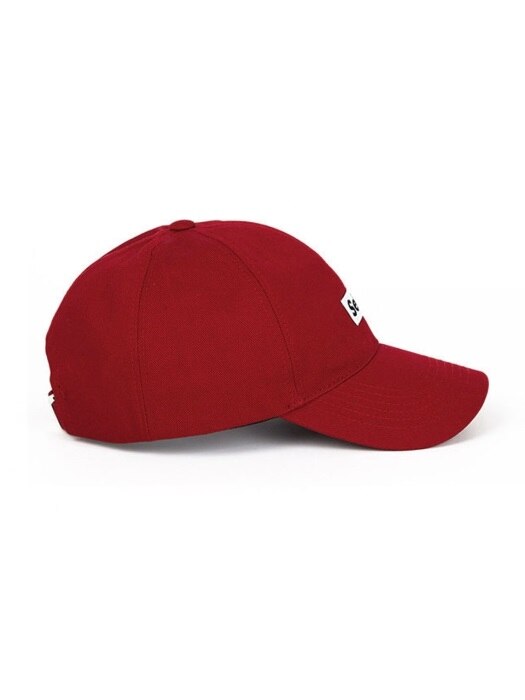 COTTON_RED BALL CAP