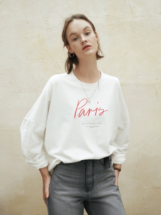 Paris print T-shirts