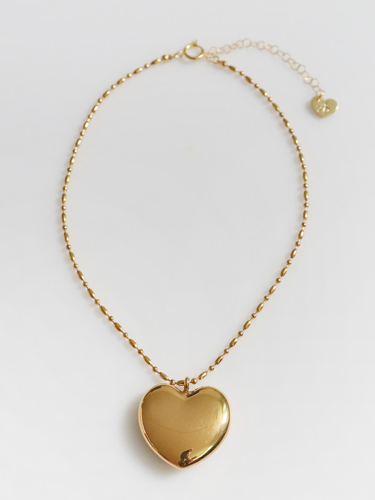 [단독] Jumbo Heart Necklace 2color
