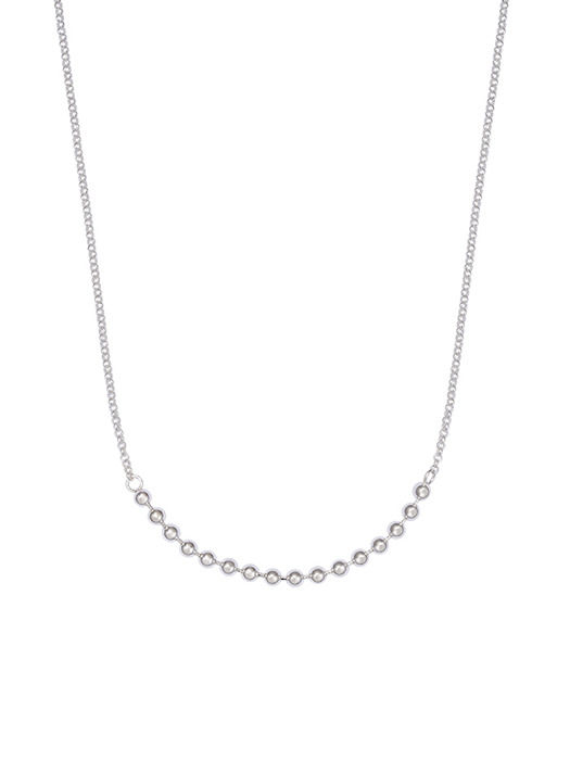 [925 silver] Un.silver.177 / rein necklace (silver)
