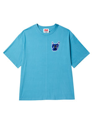 [COLLECTION LINE] HAND DRAWING WAPPEN T-SHIRT TURKEY BLUE