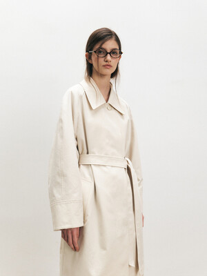 TFS COTTON HALF TRENCH COAT_2COLORS