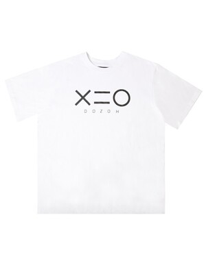 WHITE DOZOH F LOGO T-SHIRTS