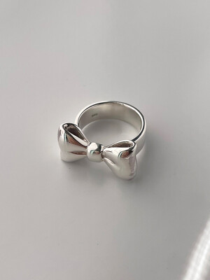 [silver925] ribbon bold ring