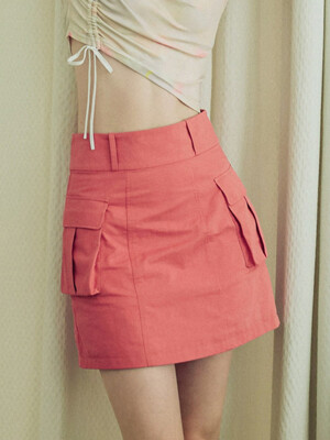 DD_American style a line skirt_PINK