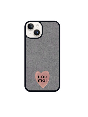 Present series : KNIT LOVE / Grey phonecase