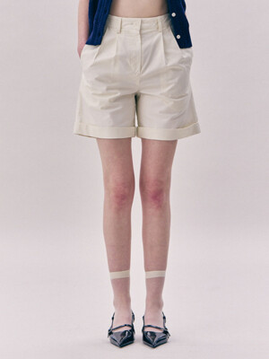 COTTON TWILL SHORTS