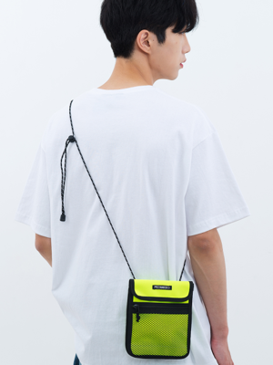 COLORS LACE MINI BAG (NEON LIME)