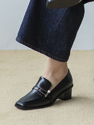 BJP19302 PEARLBALL LOAFER BLACK