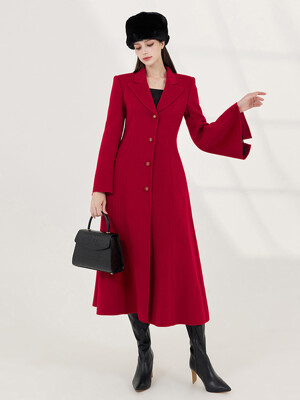 Settia Single Handmade Coat (Red)
