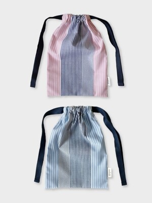Stripe string pouch (2colors)