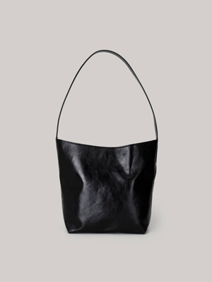 Flat Shoulder Bag (black)