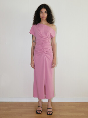 UNBALANCED SUN DRESS (PINK)