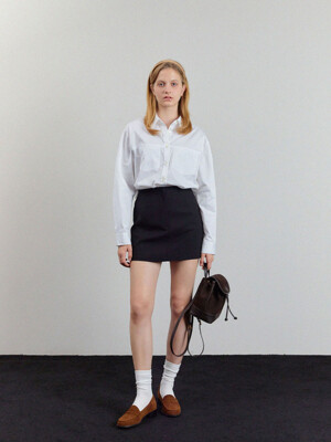Pocket Mini Skirt_Black