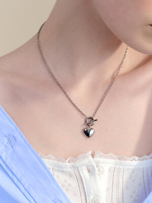 hip heart toggle necklace
