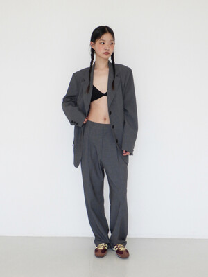 80s Spencer Tailored Trouser Pants (Grey)