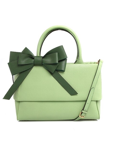 Bow. Satchel small_Lime
