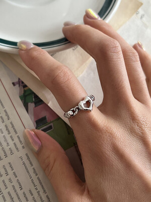 [925silver] Vintage heart ring
