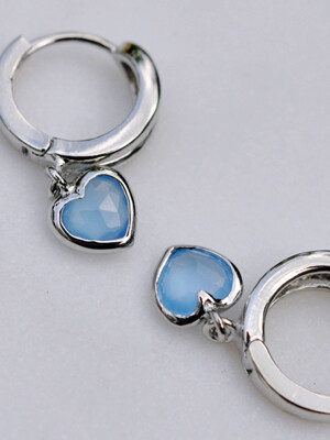 LOVE  BLUE earring