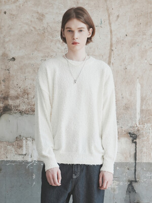 DM1015 SOLID OVER KNIT_IVORY