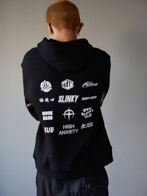 SLINKY TEAM HOOD BLACK