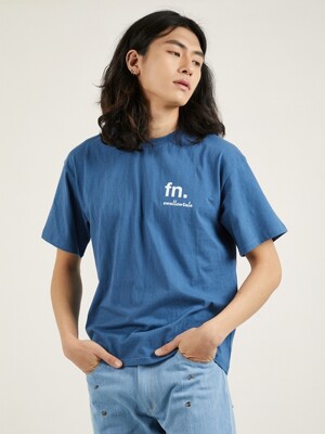 Fn square T-shirts(Navy)