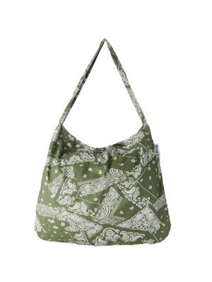 PAISLEY ECO BAG-KHAKI