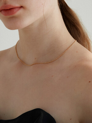baguette chain classic necklace