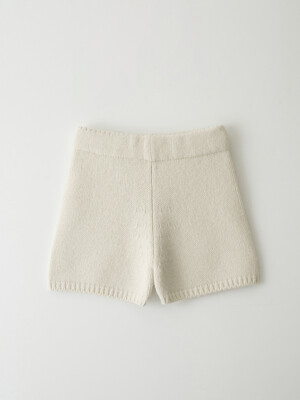 Knitted short pants (Ivory)