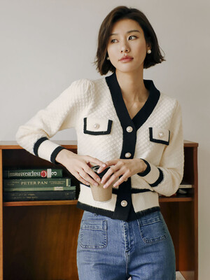LS_Modern classic sweater cardigan_CREAM