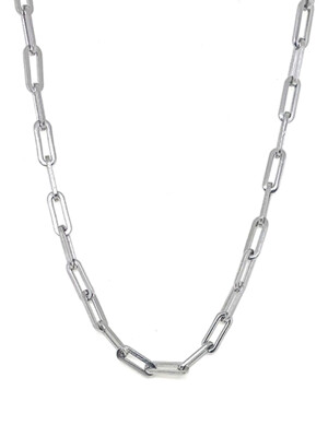 Square bold chain necklace