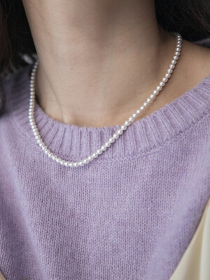 Standard 4mm pearl surgical necklace (2colors)