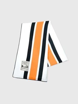 업사이클링 비치타올 Shore towel mat - Stripe : ORANGE