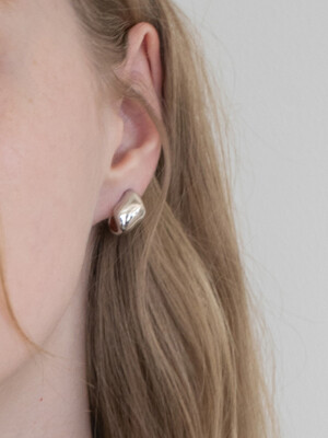 curve rolling earrings (2colors)