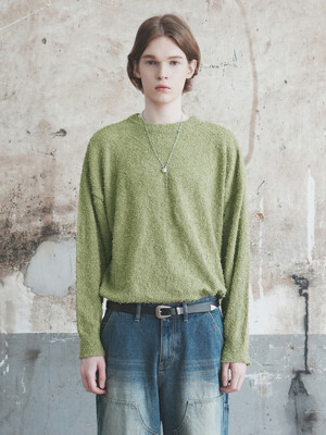DM1015 SOLID OVER KNIT_GREEN