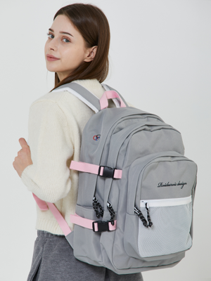 OH OOPS BACKPACK (GRAY/PINK)