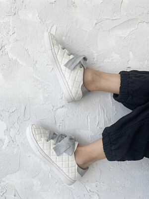 Silver Fox White Sneakers