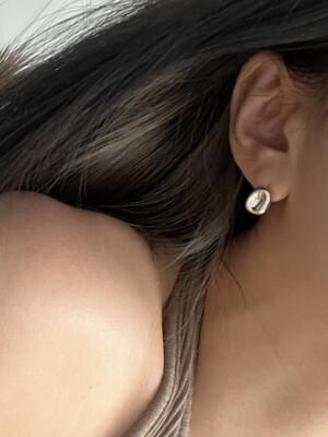 [925silver] Concave earring (2color)