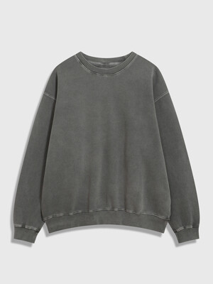 Garments Dyed Sweatshirt (Gray)