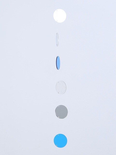 The Colors / 스파클링 블루 / 스파클링 화이트 / 투명 원형 모빌
