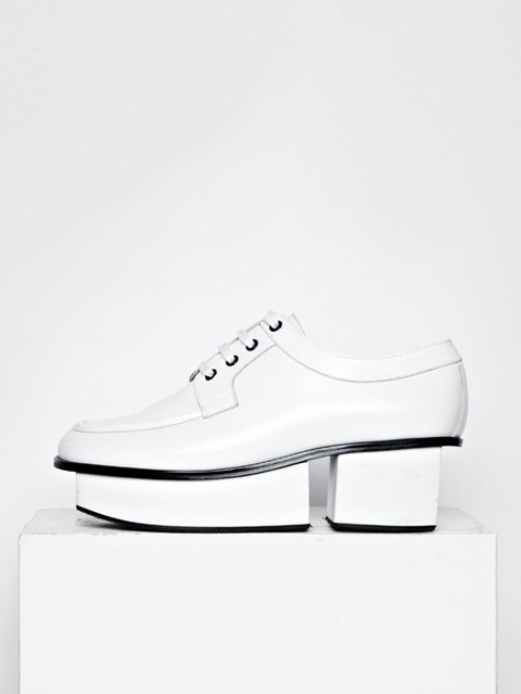 Platform Loafer_wthite