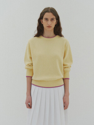 Darby Contrast Knit in Sunshine