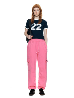 Dizo Cargo Jogger Pants  (Pink)