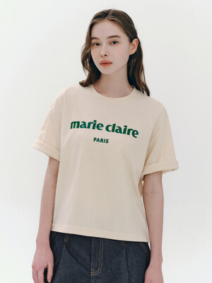 오버핏 로고 프린팅 티셔츠(MAEBTS03MCM)